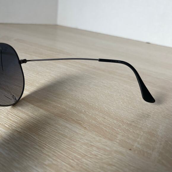 Ray-Ban RB3025 Aviator Large Metal Sunglasses Gunmetal FRAMES ONLY 58-14-135 - Picture 6 of 8
